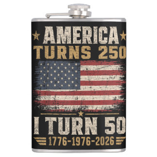Amerika wordt 250 ik word 50 heupfles