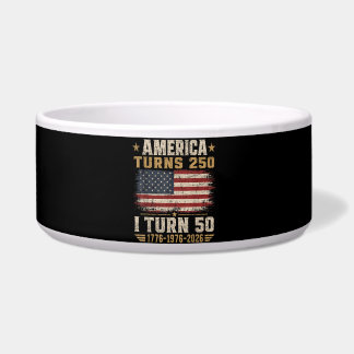 Amerika wordt 250 ik word 50 voerbakje