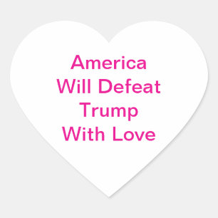 Amerika Zal Trump Verslaan Hankamer Artjunkhaus Fu Hart Sticker