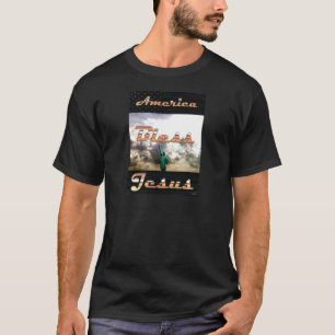 Amerika Zegen Jezus T-shirt