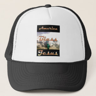 Amerika Zegen Jezus Trucker Pet