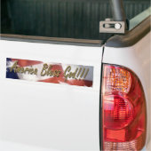 Amerika zegene God!!!! Bumpersticker (Op Truck)