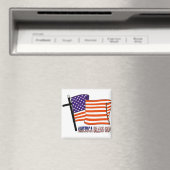 Amerika zegene God Magneet (Insitu (Vaatwasser))