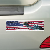 Amerika zonder God II Bumpersticker (Op auto)