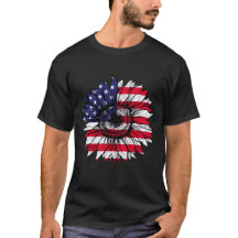 Amerika Zonnebloem VS Vlag Amerikaans 4 juli