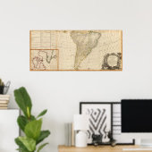 Amerika zuid poster (Thuiskantoor)