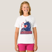 Amerikaan 4 juli t-shirt (Voorkant volledig)