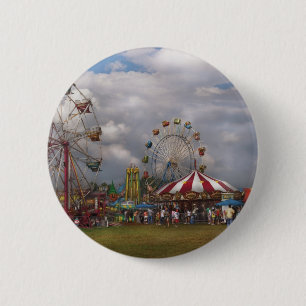 Amerikaan - Reizend carnaval Ronde Button 5,7 Cm