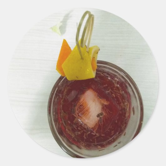 Amerikaan Ronde Sticker (Voorkant)