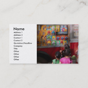 Amerikaan - Roodchocolade-ijs Visitekaartje