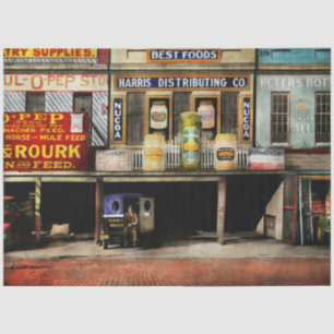 Amerikaan - Tekenen - Vervoertijd 1936 Tissuepapier