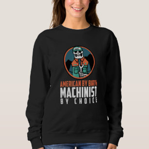 Amerikaan van Birth Machinist van Choice Patriotic Trui