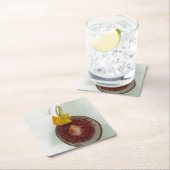 Amerikaan Vierkante Kartonnen Onderzetter (Insitu)