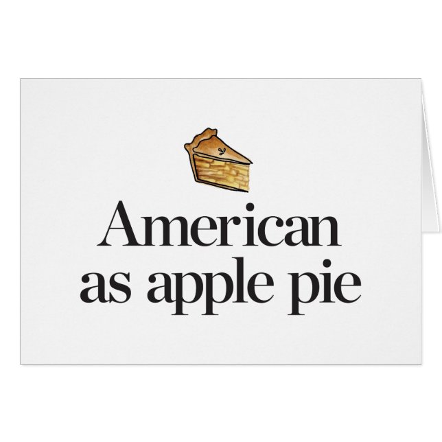 Amerikaans als Apple Pie (Voorkant Horizontaal)
