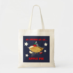 Amerikaans als Apple Pie   Basis-Tas Tote Bag