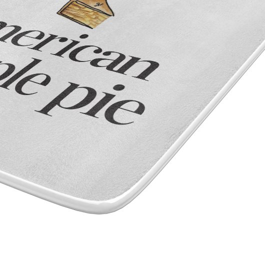 Amerikaans als Apple Pie Snijplank (Hoek)