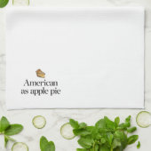 Amerikaans als Apple Pie Theedoek (Gevouwen)