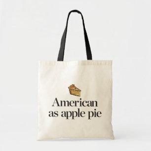 Amerikaans als Apple Pie Tote Bag