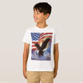 amerikaans-arend-and-flag-ii t-shirt (Voorkant volledig)