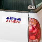 Amerikaans atheïst bumpersticker (Op Truck)