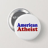 Amerikaans atheïst ronde button 5,7 cm (Voorkant /achterkant)