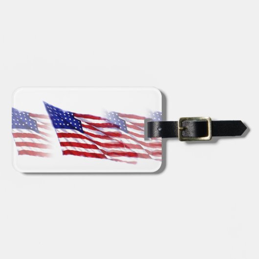 Amerikaans Bagagelabel (Voorkant horizontaal)