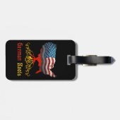 Amerikaans Bagagelabel (Achterkant horizontaal)