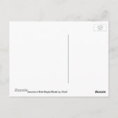 Amerikaans Bald Eagle IV Briefkaart (Achterkant)