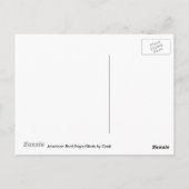 Amerikaans Bald Eagle VI Briefkaart (Achterkant)