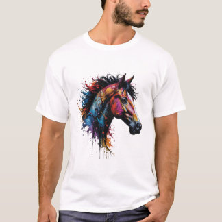 Amerikaans Basjkiers Curly Horse T-shirt
