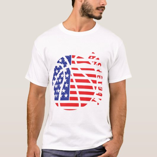 Amerikaans basketbal mannen 2906 t-shirt (Voorkant)