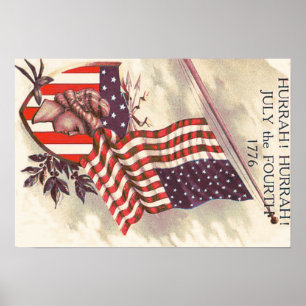 Amerikaans Bevrijdingsschild Poster