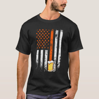 Amerikaans bier vadersdag mannen bier drinker 2 t-shirt
