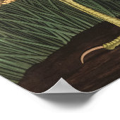 Amerikaans Bittern van John James Audubon Poster (Hoek)