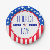 Amerikaans Bord 1776 patriottisch papier (Voorkant)