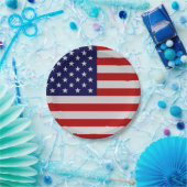 Amerikaans Bord voor vlaggenpapier (Feest)