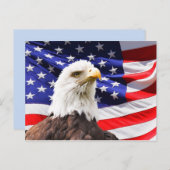 amerikaans briefkaart van onafhankelijkheid (Voorkant / Achterkant)