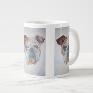 Amerikaans Bulldog Artistic Pet Portret Jumbo Beker