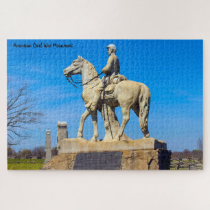 Amerikaans burgeroorlogsmonument legpuzzel