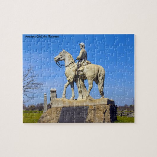 Amerikaans burgeroorlogsmonument legpuzzel (Horizontaal)