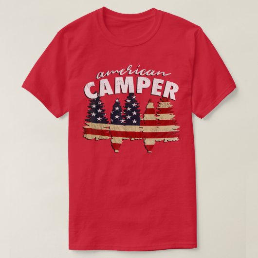 Amerikaans Camper U T-shirt (Design voorkant)