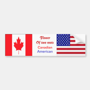 Amerikaans-canadese bumpersticker