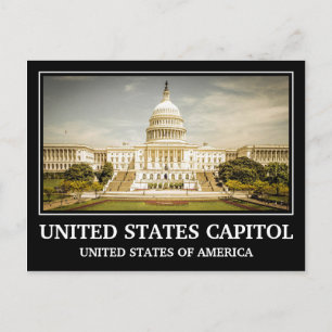  Amerikaans Capitol Briefkaart