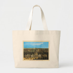 Amerikaans Capitol Grote Tote Bag