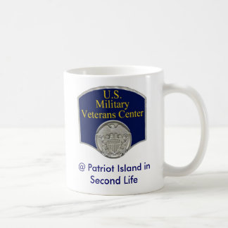 Amerikaans centrum voor militaire veteranen in de  koffiemok