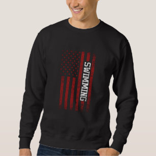 Amerikaans concurrerend zwemzwemzwemteam Swim C Trui