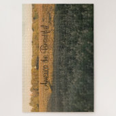 Amerikaans De Mooie Velden Van Graan Legpuzzel (Verticaal)