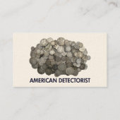 Amerikaans Detectorist Visitekaartje (Achterkant)