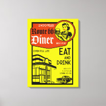 Amerikaans diner uit de jaren 50
