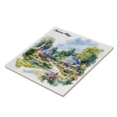 Amerikaans dorp tegeltje (Zijkant)